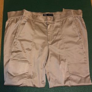 Zara Satin Joggers